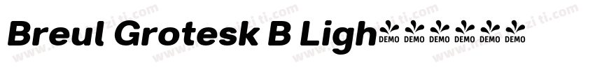 Breul Grotesk B Ligh字体转换